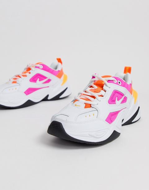 Nike - M2k Tekno - Sneakers Bianche E Rosa - Bianco from ASOS on 21 Buttons
