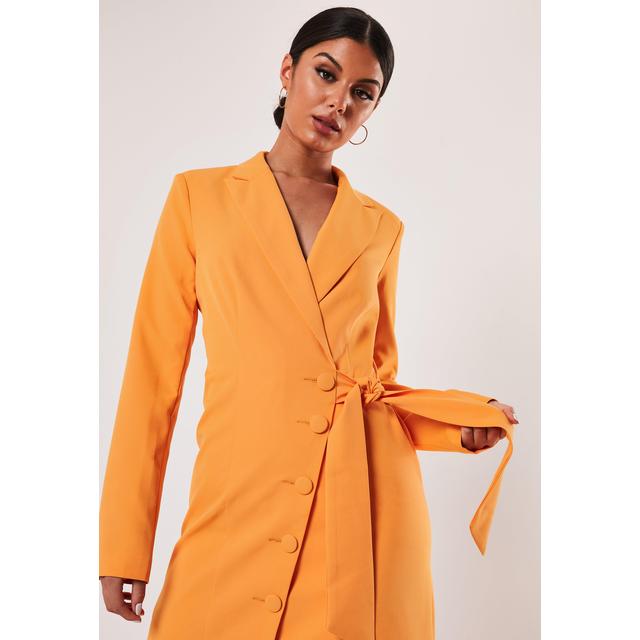 robe blazer orange