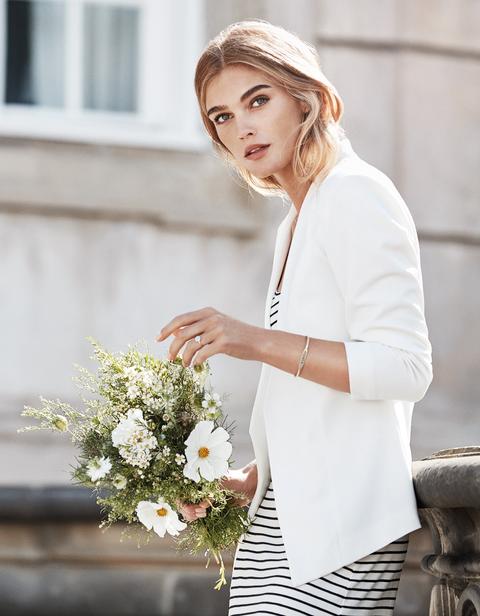 Americana Entallada Blanca Viher De Vila Clothes | Buylevard