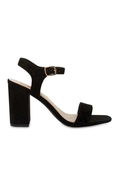 Black Strap Heel