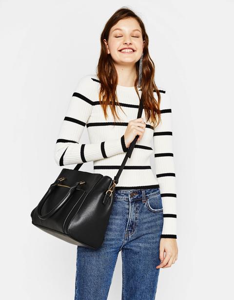 Shopper Mit Reißverschlüssen