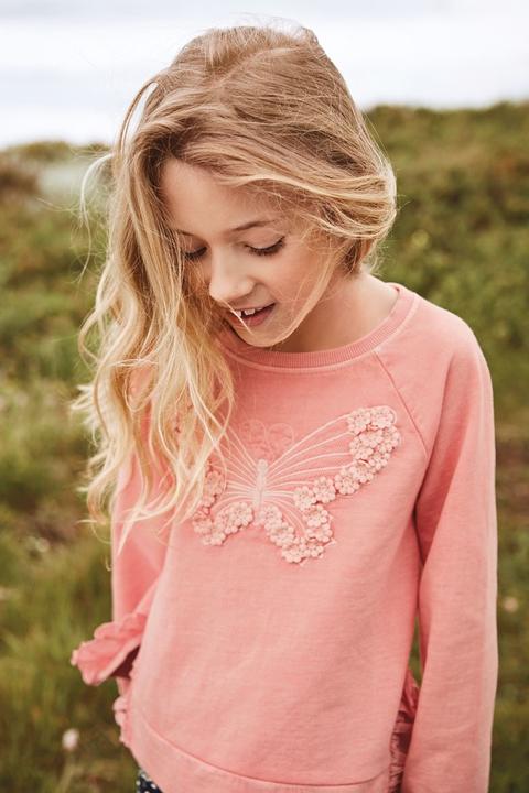 girls butterfly sweatshirt