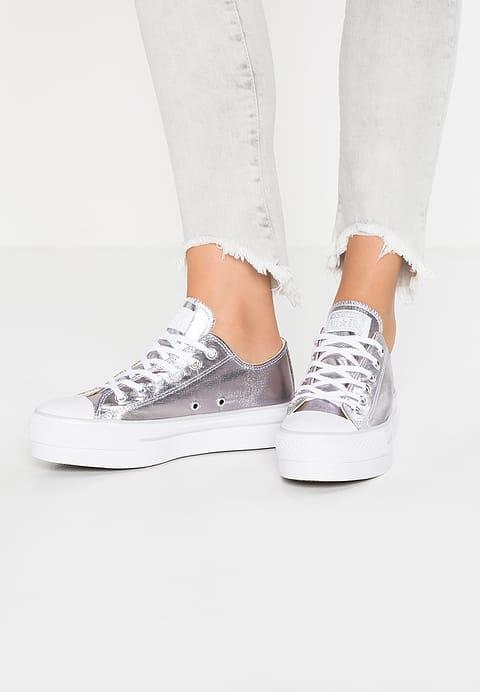 Chuck Taylor All Star Platform Ox - Sneakers Basse - Gunmetal/white/mouse