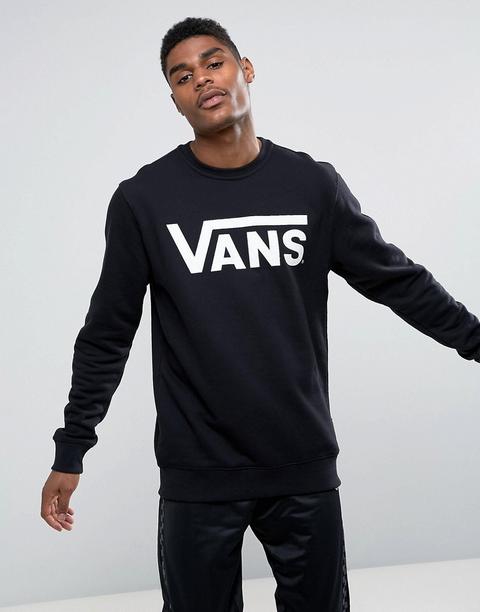 Vans – Klassisches, Schwarzes Sweatshirt – V00yx0y28