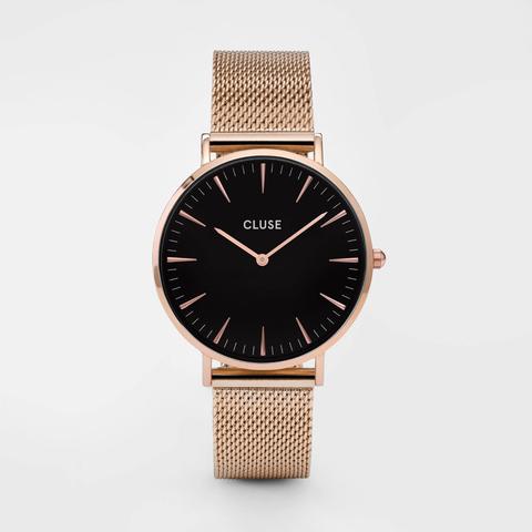 La Bohème Mesh Rose Gold/black