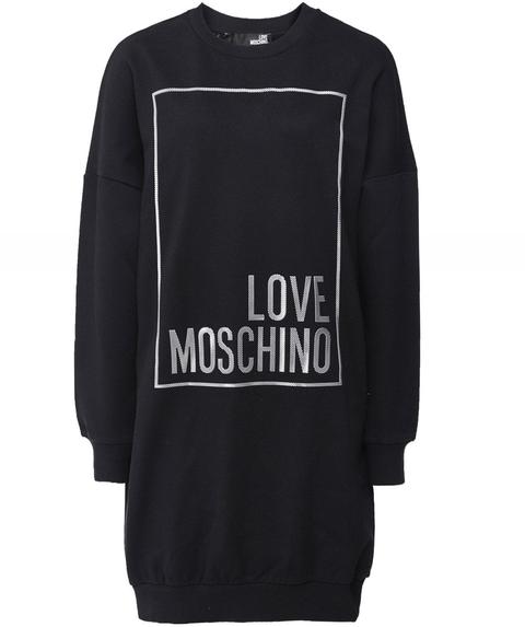 love moschino sweatshirt dress