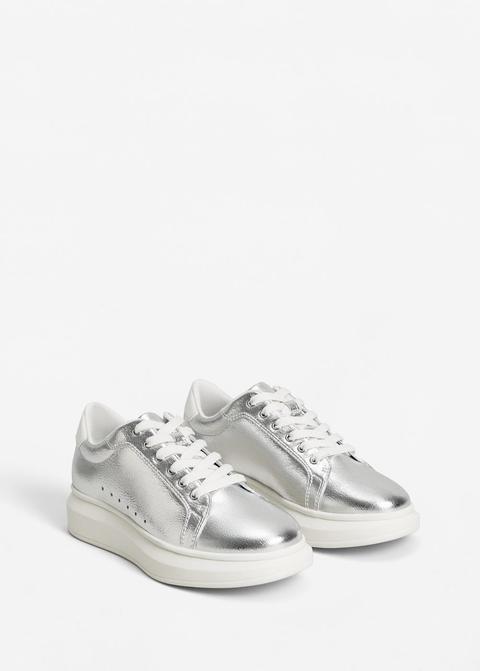 Sneaker Plateau Metallizzate