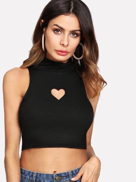 Top Corto Con Cut-out