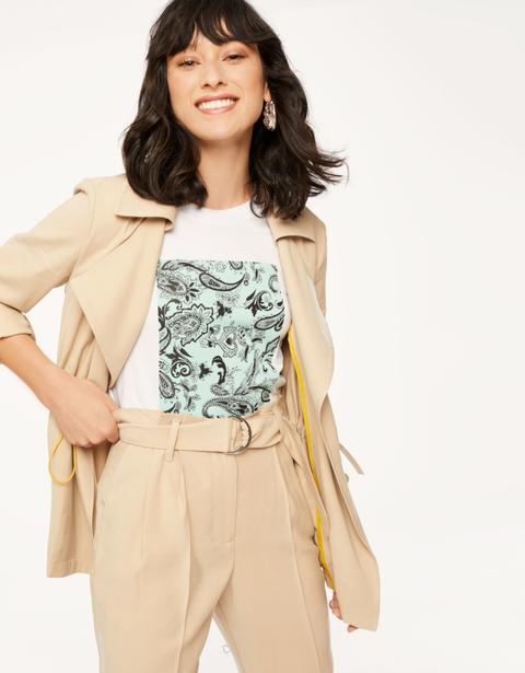 Trench Corto Beige