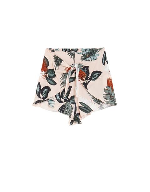 Shorts Estampado Tropical