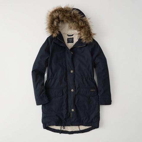 sherpa military parka abercrombie