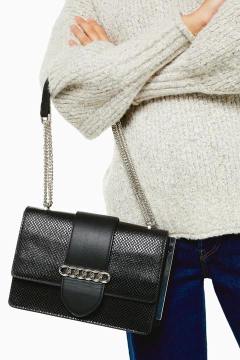 Womens Samba Black Shoulder Bag - Black, Black