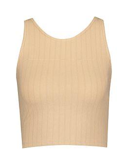 Top Corto Beige