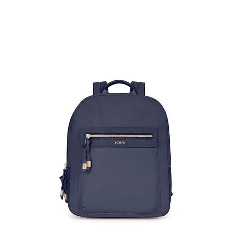 Mochila Brunock Chain De Lona En Color Marino