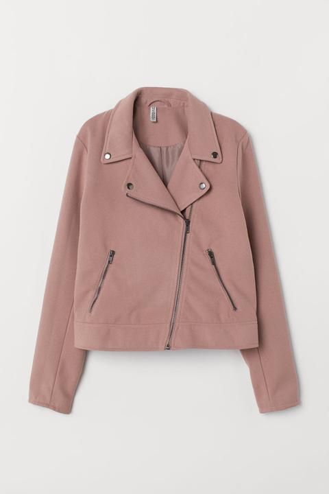 H & M - Giubbotto Biker - Rosa