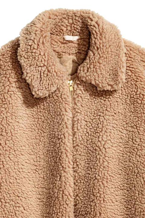 Chaqueta En Tejido Peluche