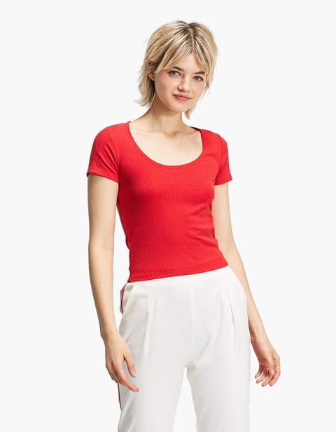 Cropped A Coste Ballerina Rosso