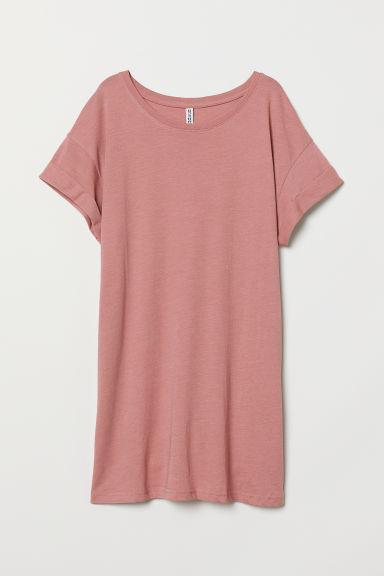 H & M - T-shirt Lunga - Rosa