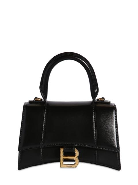 Xs Hourglass Smooth Leather Bag