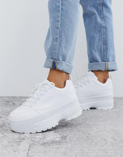 Chunky Sneakers En Blanco De Truffle Collection