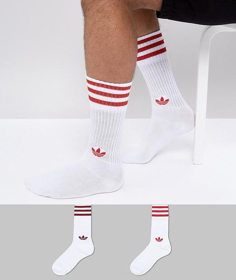 adidas socks red