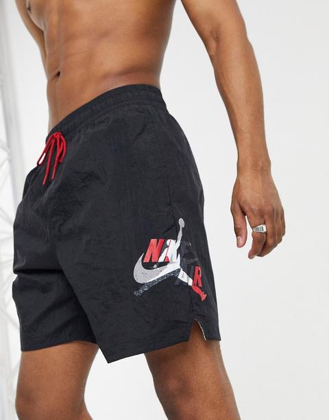 Shorts De Baño Para La Piscina En Negro Jordan Jumpman De Nike