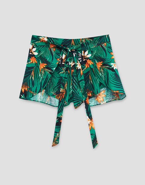 Short Estampado Tropical