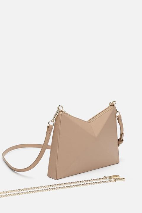 zara geometric print crossbody bag