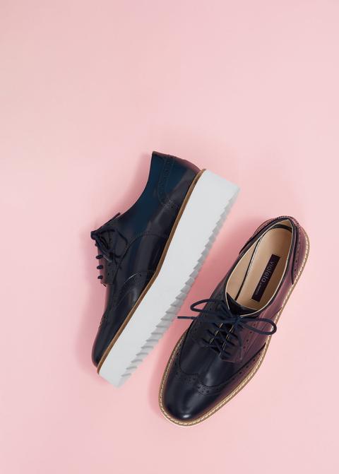 Blucher Piel Suela Contraste