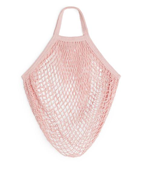 string bag pink