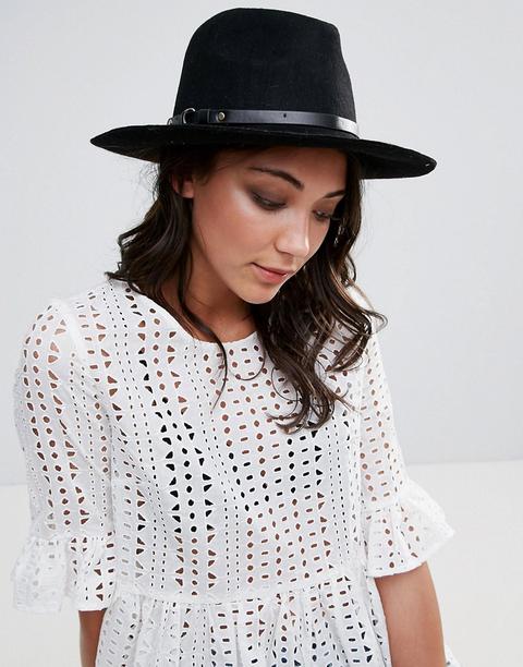 Sombrero Fedora De Fieltro De Pieces