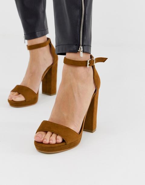 truffle collection platform heeled sandals