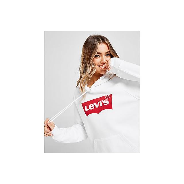 Levis Batwing Hoodie - White - Womens 
