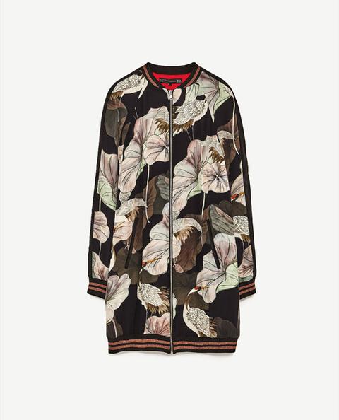 Bomber Oversize Estampada