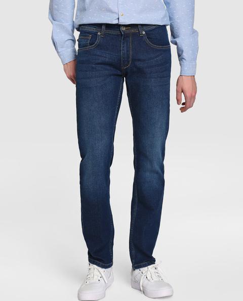 Green Coast - Vaquero De Hombre Regular Azul