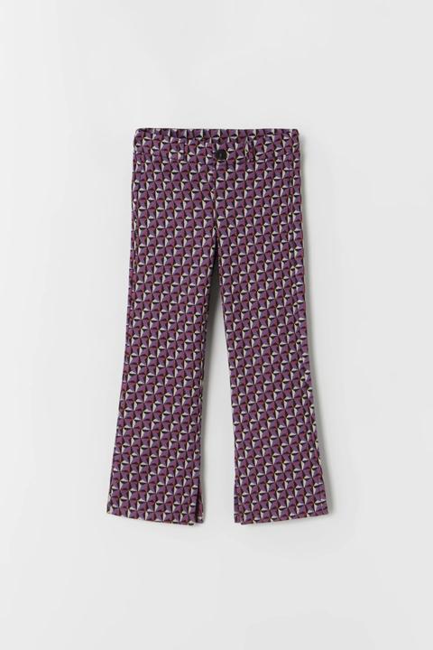 Pantalón Jacquard Geométricos