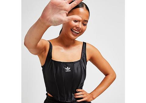Esperar traidor nieve Adidas Originals 3-stripes Satin Corset - Black - Womens de Jd Sports en 21  Buttons