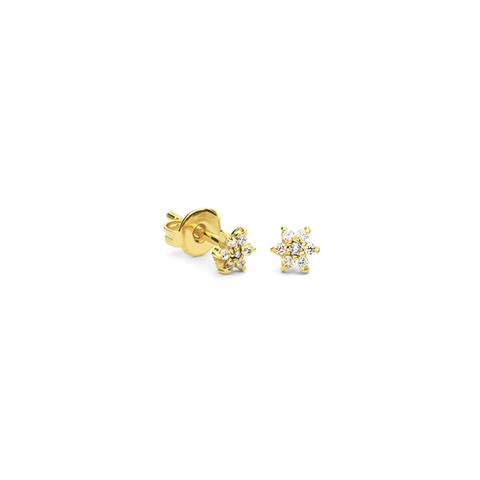 Flower Earrings White