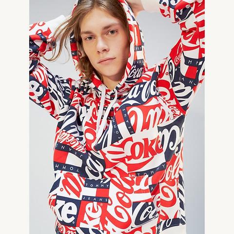 tommy hilfiger sweatshirt coca cola