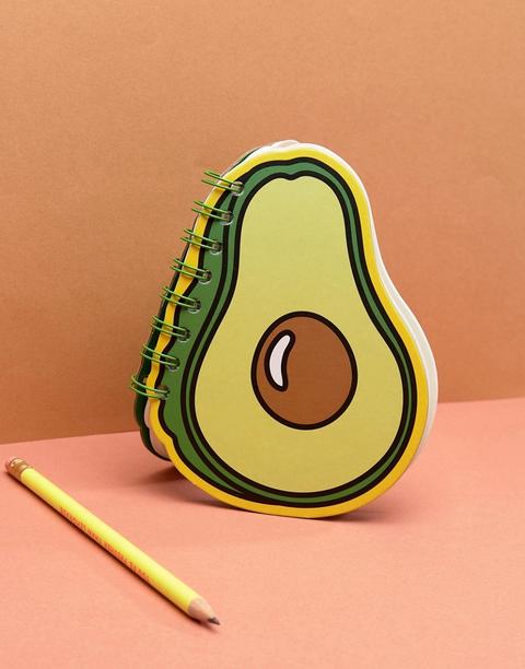 Bloc De Notas Con Espiral Y Diseño De Aguacate De Paperchase