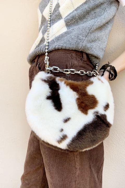 Bolso Estampado De Vaca