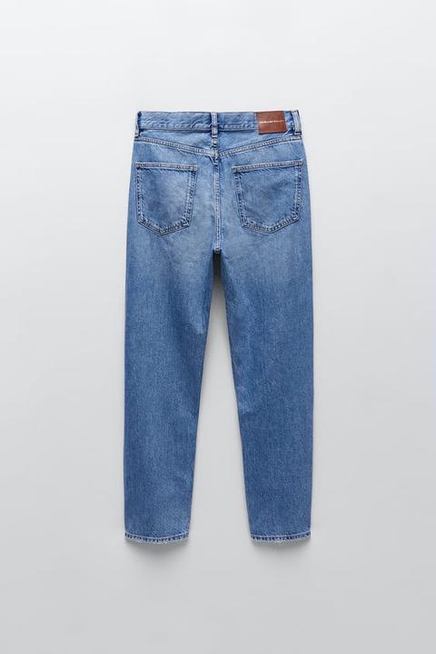 zara front split trousers