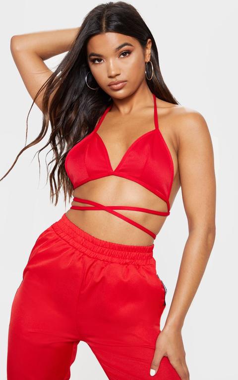 Red Harness Bralet, Red