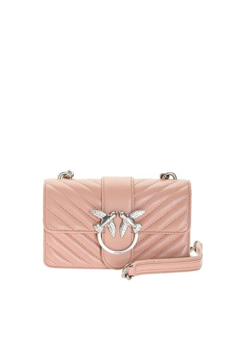 Mix Mini Love Bag In Quilted Nappa from PINKO on 21 Buttons