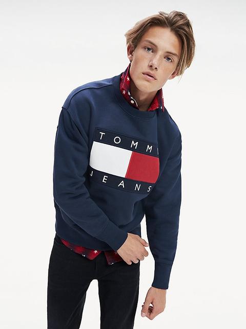 tommy flag sweatshirt