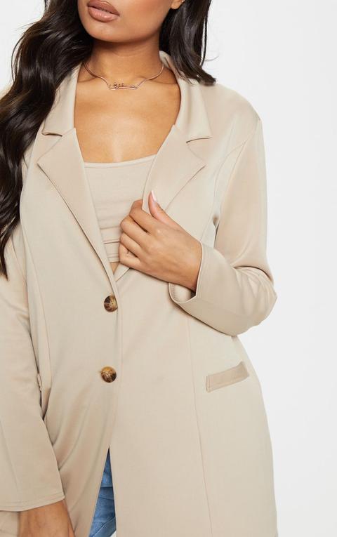 oversized longline blazer