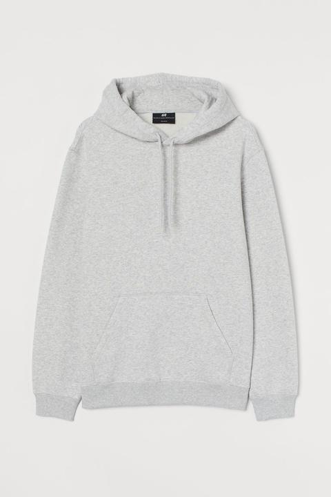 Sudadera Relaxed Fit - Gris