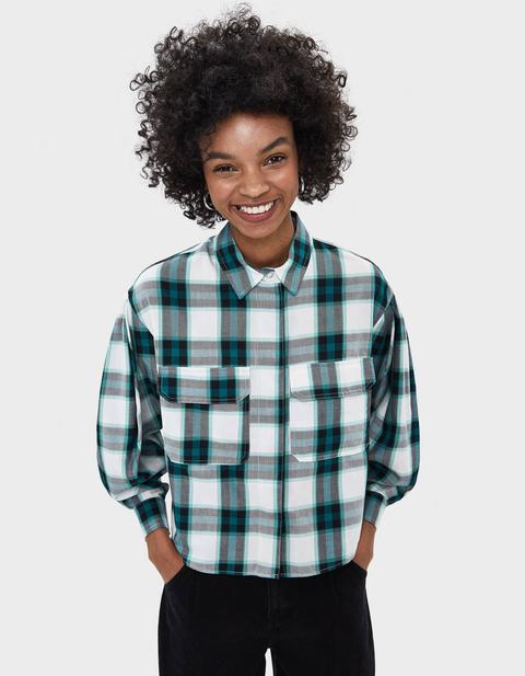 Camisa Oversize De Cuadros