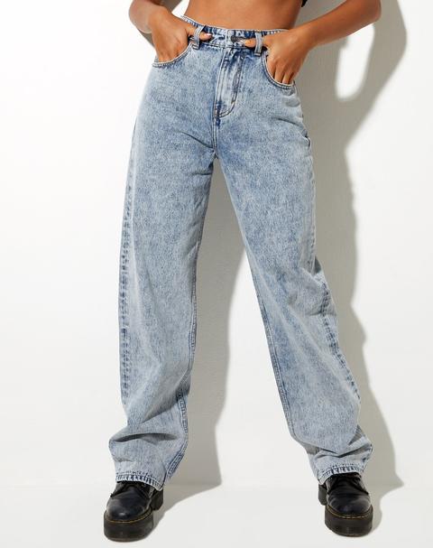 Parallel Jean In Acid Blue Wash