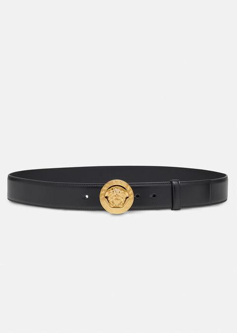 Classic Medusa Leather Belt